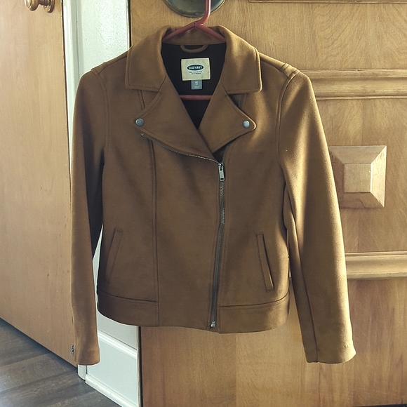 Old Navy suede jacket xs - Picture 1 of 5
